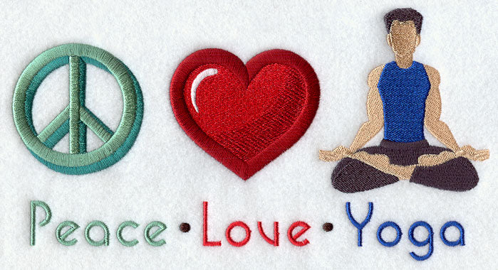 Peace Love Yoga (Male)