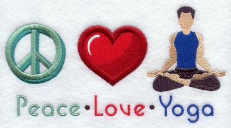 Peace Love Yoga (Male)