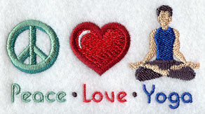 Peace Love Yoga (Male)