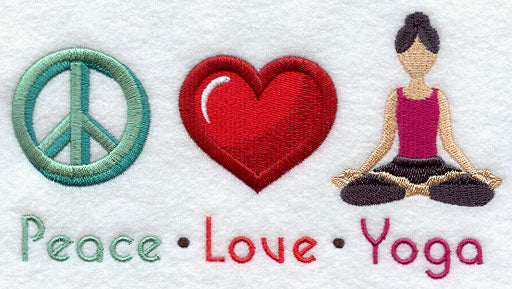Peace Love Yoga (Female)