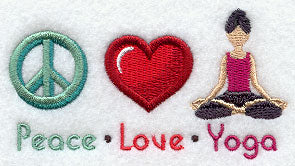 Peace Love Yoga (Female)