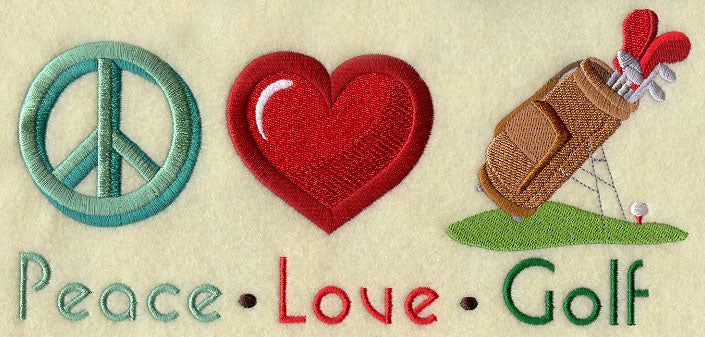 Peace Love Golf