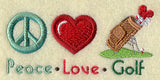Peace Love Golf
