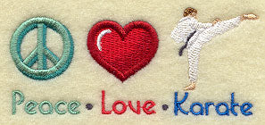 Peace Love Karate (Male)