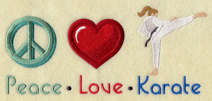 Peace Love Karate (Female)