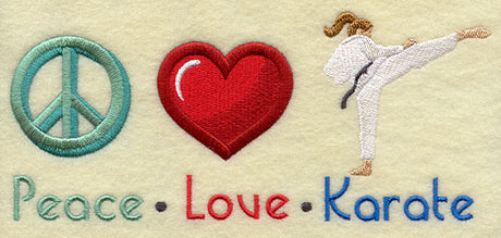 Peace Love Karate (Female)