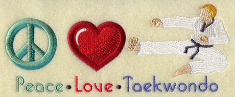 Peace Love Taekwondo (Male)