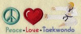 Peace Love Taekwondo (Male)