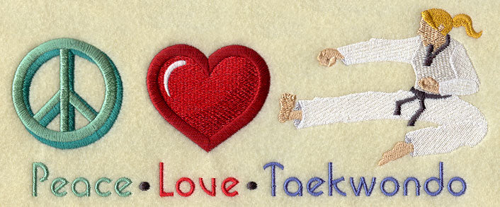Peace Love Taekwondo (Female)