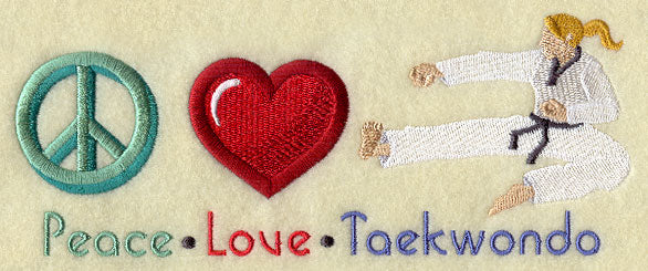 Peace Love Taekwondo (Female)