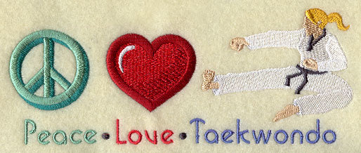 Peace Love Taekwondo (Female)
