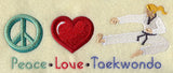Peace Love Taekwondo (Female)