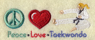 Peace Love Taekwondo (Female)