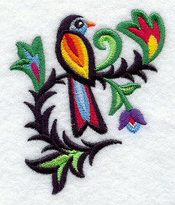 Wycinanki Feathers - Bird