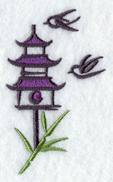 Brushstroke Feathers - Two Birds