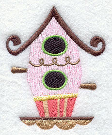 Retro Feathers - Birdhouse