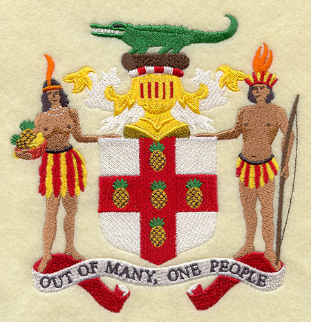 Jamaican Coat of Arms – Embroidery Library