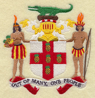 Jamaican Coat of Arms – Embroidery Library