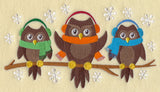 Owl Trio - Winter