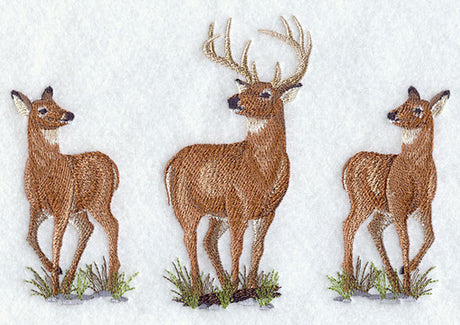 Woodland Deer Trio