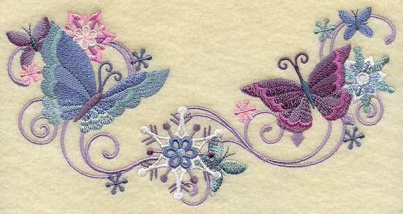 Snowflake Butterfly Spray