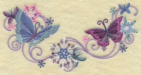 Snowflake Butterfly Spray