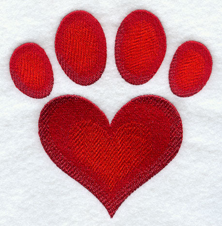 Pawprint Heart