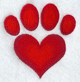 Pawprint Heart