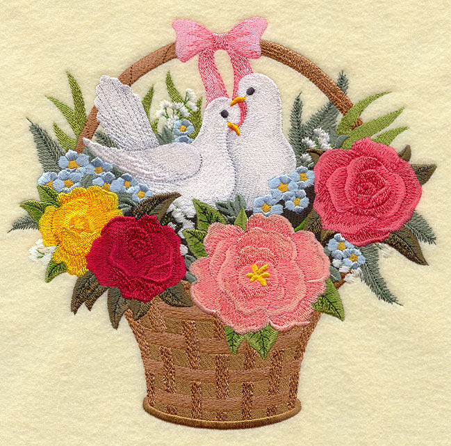 Lovebirds Basket