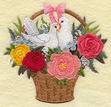 Lovebirds Basket