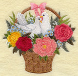 Lovebirds Basket