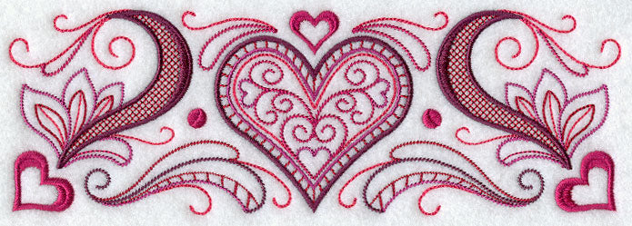 Vintage Valentine Border