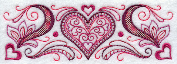 Vintage Valentine Border