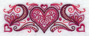 Vintage Valentine Border