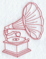 Gramophone (Redwork)