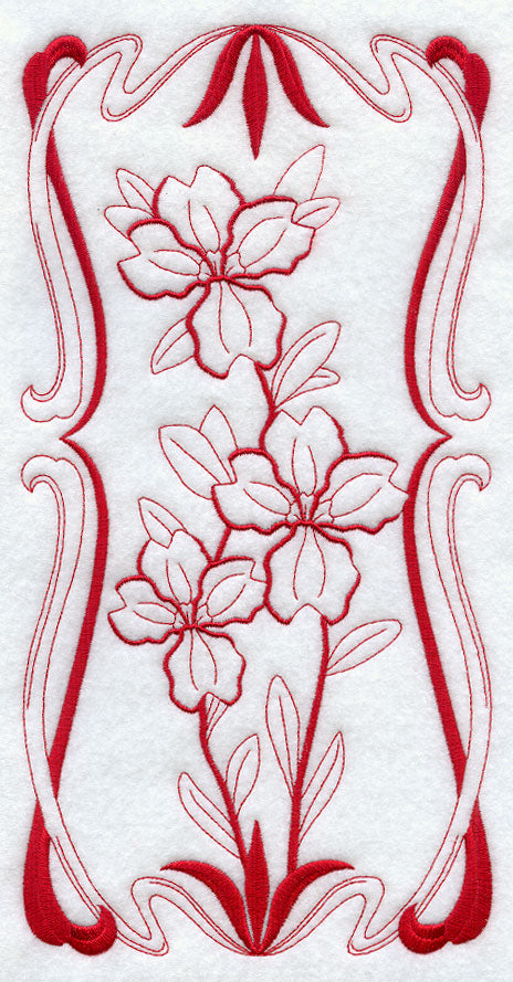 Australian Art Nouveau Dampier (Redwork)