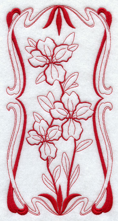 Australian Art Nouveau Dampier (Redwork)