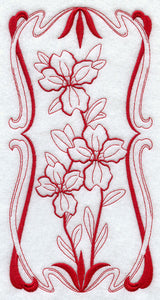 Australian Art Nouveau Dampier (Redwork)