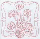 Daisies (Redwork)