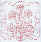 Daisies (Redwork)