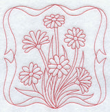 Daisies (Redwork)