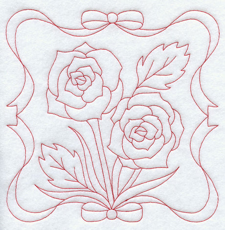 Roses (Redwork)