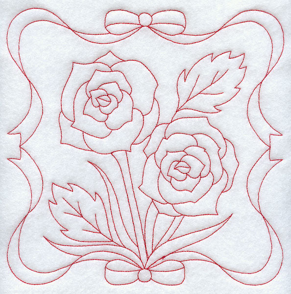 Roses (Redwork)
