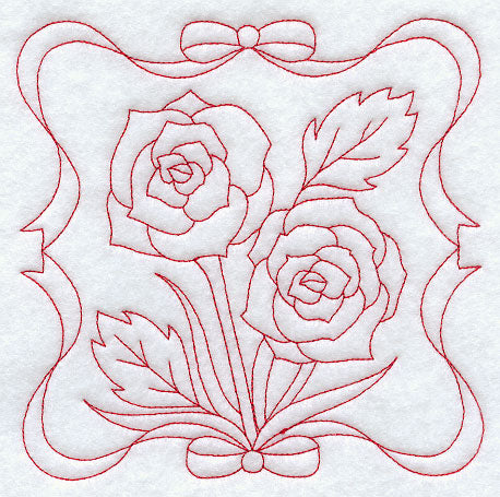Roses (Redwork)