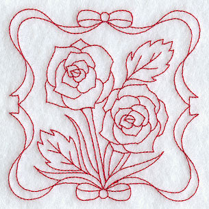 Roses (Redwork)