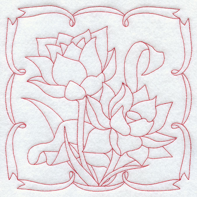 Lotus (Redwork)