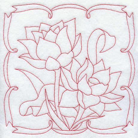 Lotus (Redwork)