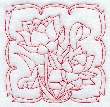 Lotus (Redwork)