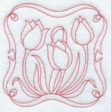 Tulips (Redwork)