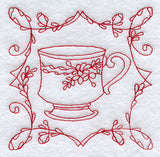 Teacup 1 (Redwork)